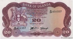 20 Shillings UGANDA  1966 P.03a