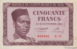 50 Francs MALí  1960 P.01