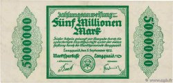5 Millions Mark ALLEMAGNE Langquaid 1923 