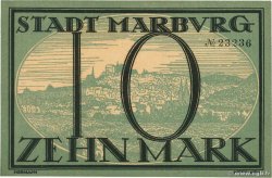 10 Mark DEUTSCHLAND Marburg 1918  ST