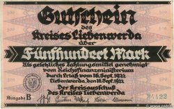 500 Mark DEUTSCHLAND Liebenwerda 1922  fVZ