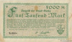 5000 Mark ALLEMAGNE Gotha 1923 