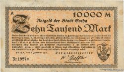 10000 Mark GERMANY Gotha 1923 