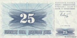 25 Dinara BOSNIA HERZEGOVINA  1992 P.011a