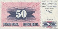 50 Dinara BOSNIA HERZEGOVINA  1992 P.012a