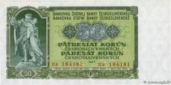 50 Korun CHECOSLOVAQUIA  1953 P.085b SC+