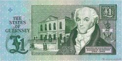 1 Pound GUERNSEY  1991 P.52b UNC