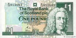 1 Pound SCOTLAND  1991 P.351b FDC
