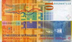10 Francs SUISSE  2000 P.67a AU