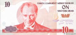 10 Livres TURQUIE  2005 P.218
