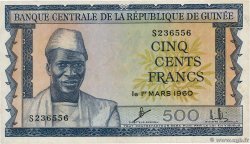 500 Francs GUINÉE  1960 P.14a