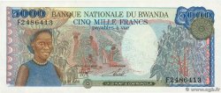 5000 Francs RWANDA  1988 P.22a