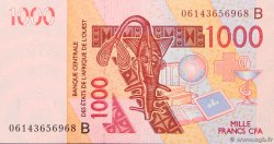 1000 Francs ÉTATS DE L&nbsp;AFRIQUE DE L&nbsp;OUEST  2006 P.215Bd