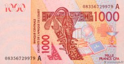 1000 Francs WEST AFRIKANISCHE STAATEN  2008 P.115Af