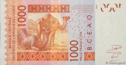 1000 Francs STATI AMERICANI AFRICANI  2008 P.115Af FDC
