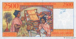 2500 Francs - 500 Ariary MADAGASCAR  1998 P.081 NEUF