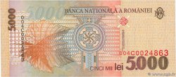 5000 Lei ROMANIA  1998 P.107a UNC