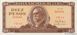 10 Pesos CUBA  1987 P.104c