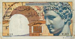 100 Francs TUNISIA  1947 P.24