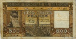 500 Francs BELGIQUE  1945 P.127