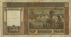 500 Francs BELGIQUE  1945 P.127 TB