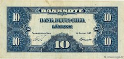 10 Deutsche Mark GERMAN FEDERAL REPUBLIC  1949 P.16a BB