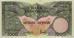 1000 Rupiah INDONESIA  1959 P.071b UNC