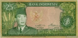25 Rupiah INDONESIEN  1960 P.084a