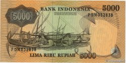 5000 Rupiah INDONESIA  1975 P.114a UNC