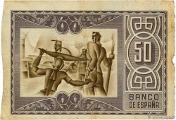 50 Pesetas SPAIN Bilbao 1937 PS.564f VF