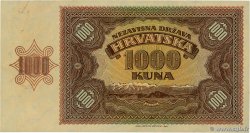1000 Kuna CROACIA  1941 P.04a FDC