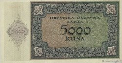 5000 Kuna CROAZIA  1943 P.14a FDC