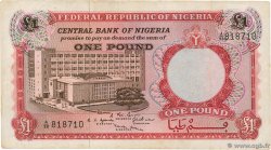 1 Pound NIGERIA  1967 P.08 TTB