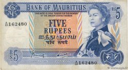 5 Rupees ISOLE MAURIZIE  1967 P.30c MB