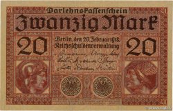 20 Mark ALLEMAGNE  1918 P.057