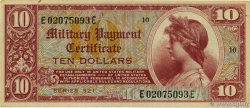 10 Dollars VEREINIGTE STAATEN VON AMERIKA  1954 P.M035 SS