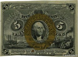 5 Cents STATI UNITI D AMERICA  1863 P.101a