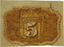 5 Cents ESTADOS UNIDOS DE AMÉRICA  1863 P.101a EBC