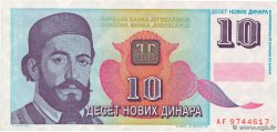 10 Novih Dinara YUGOSLAVIA  1994 P.147 UNC