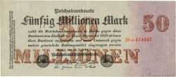 50 Millions Mark DEUTSCHLAND  1923 P.098b VZ