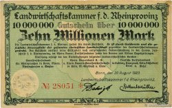 10 Millionen Mark DEUTSCHLAND  1923  SS