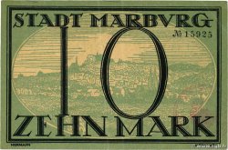 10 Mark DEUTSCHLAND Marburg 1918 