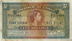 5 Shillings CYPRUS  1952 P.30