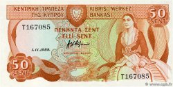 50 Cents CYPRUS  1989 P.52