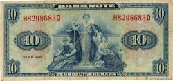 10 Deutsche Mark GERMAN FEDERAL REPUBLIC  1948 P.05a MB