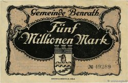 5 Millions Mark GERMANY Benrath 1923 