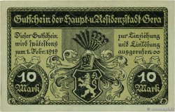 10 Mark GERMANY Gera 1919 