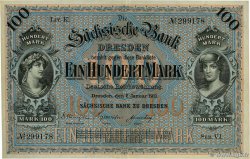 100 Mark GERMANY Dresden 1911 PS.0952b