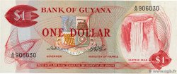 1 Dollar GUYANA  1966 P.21a q.FDC