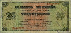 25 Pesetas SPAIN  1938 P.111